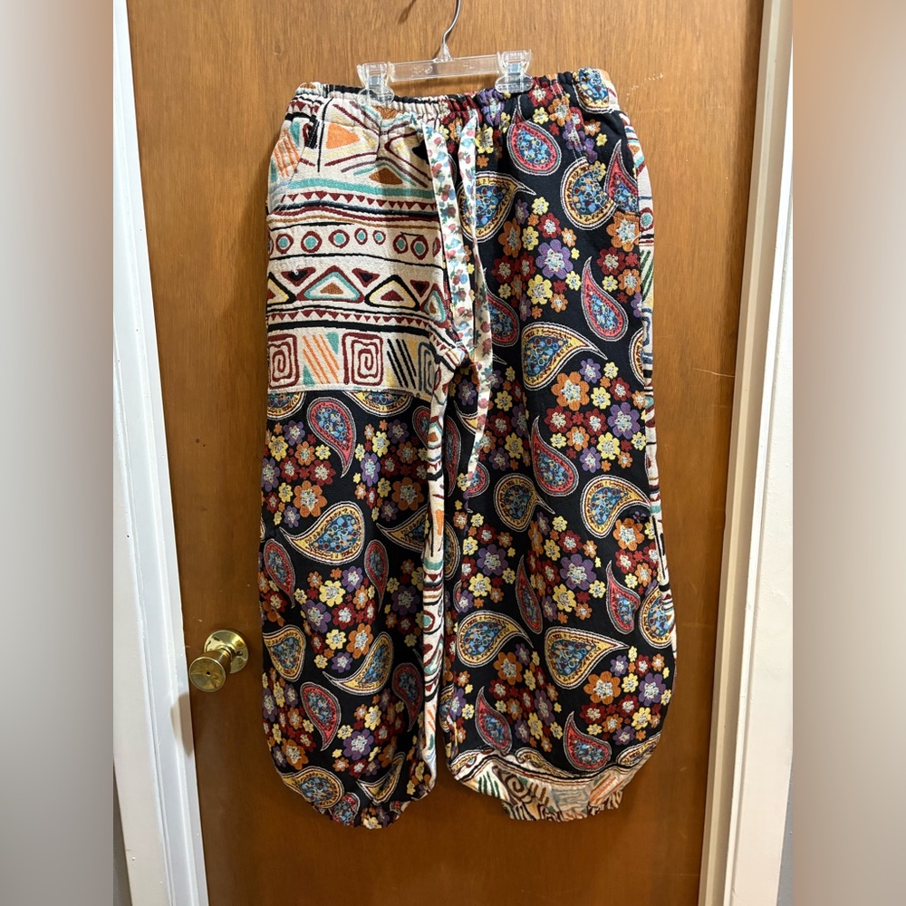 POL Multicolor Patterned Harem Pants - image 4